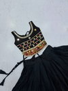 Pc 591 Pure Cotton Mirror Hand Work Kids Wear Navratri Chaniya Choli